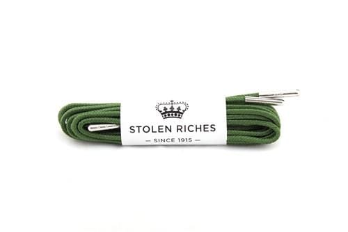 Green cheap boot laces